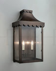 Scallop Edge Wall Lantern