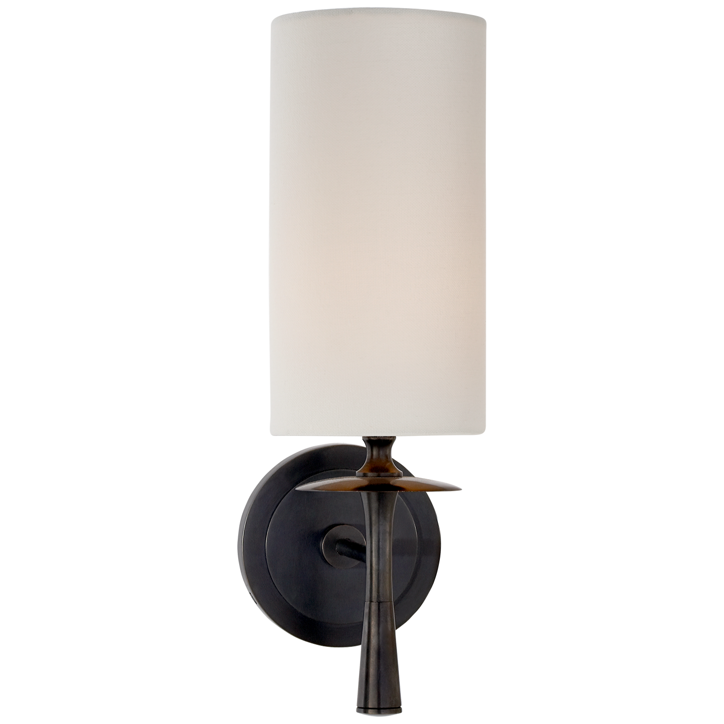 Drunmore Single Sconce Linen Shade