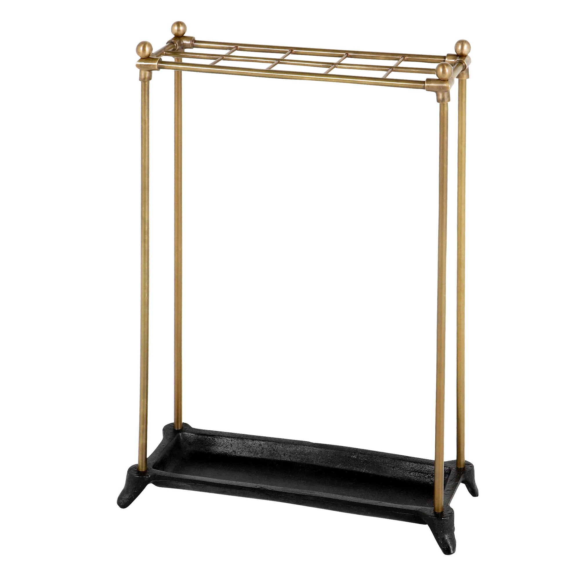 103511 - Walking Stick Holder antique brass finish