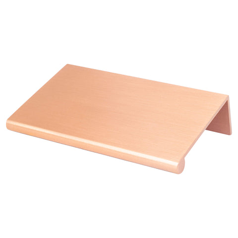Bravo 56mm CC Brushed Copper Edge Pull - Part measures 1/16in. Thickness