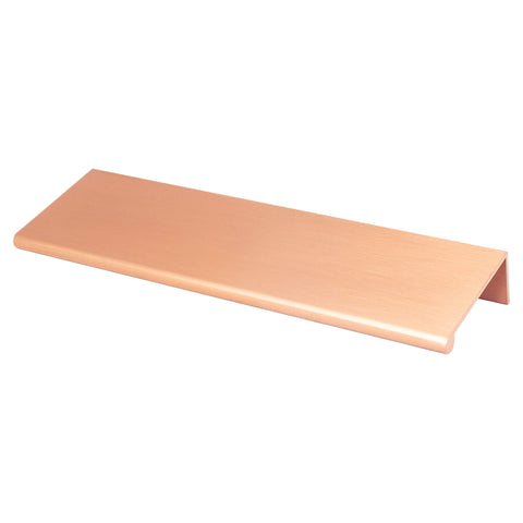 Bravo 112mm CC Brushed Copper Edge Pull - Part measures 1/16in. Thickness