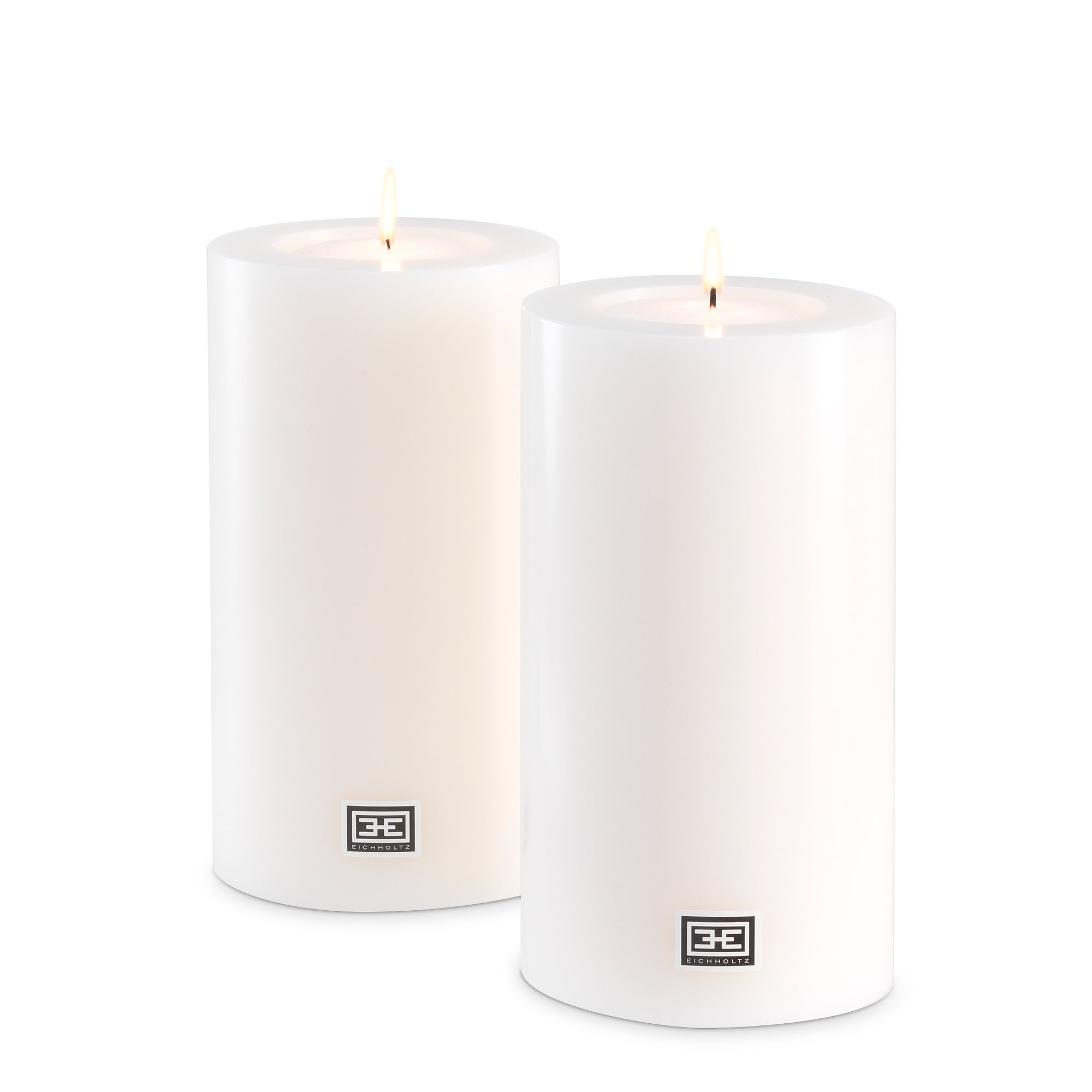 106947 - Artificial Candle 3.94&quot; dia x 7.09&quot; H set of 2