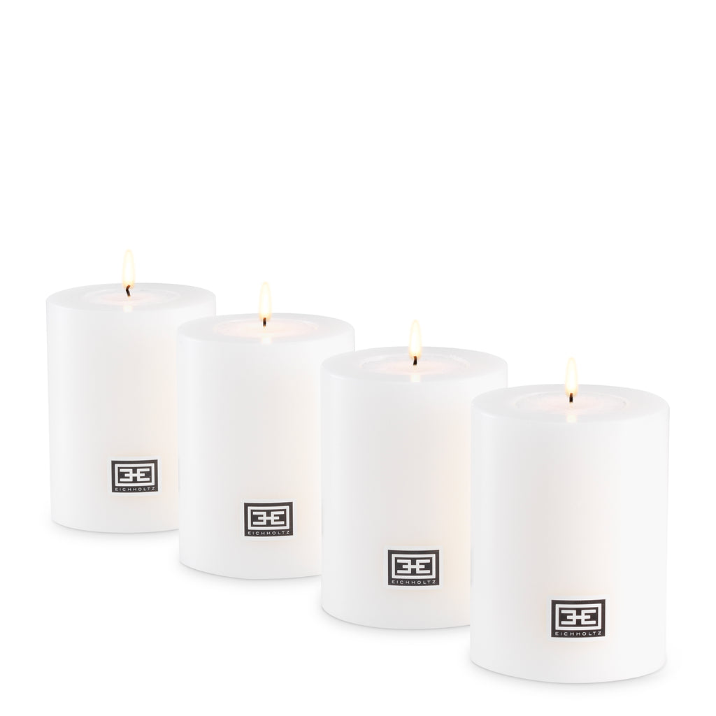 108113 - Artificial Candle 2.76" dia x 3.54" H set of 4