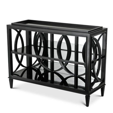 109040 - Console Table Forsythe piano black finish