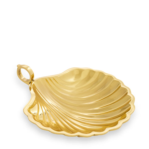 109384 - Tray Shell polished brass M