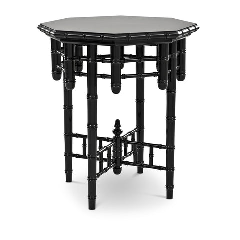 109440 - Side Table Octagonal piano black finish