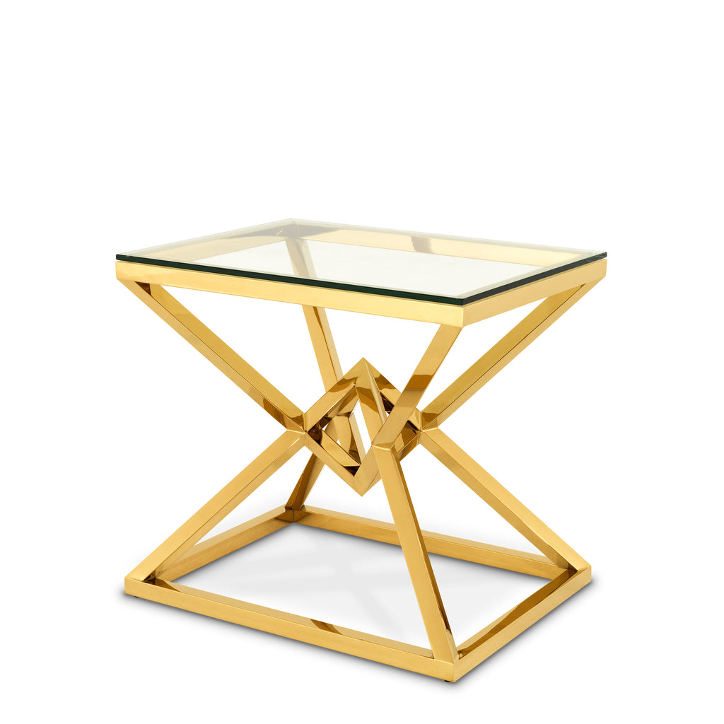 109876 - Side Table Connor gold finish