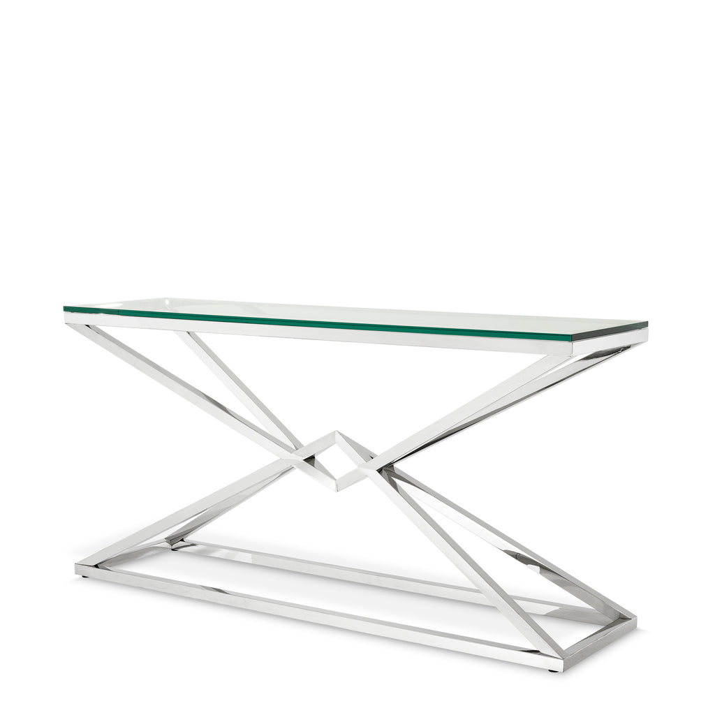 110183 - Console Table Connor L polished ss