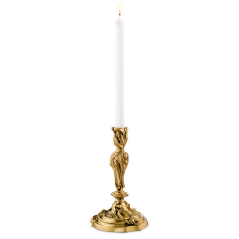 110212 - Candle Holder Messardière antique gold finish