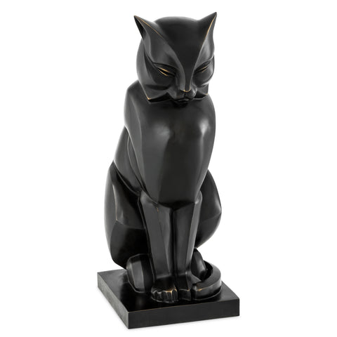 110585 - Cat Art Deco bronze