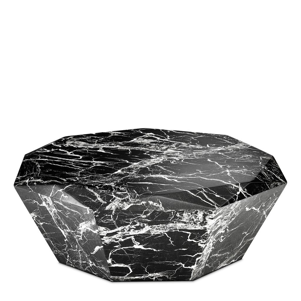 110662 - Coffee Table Diamond black faux marble