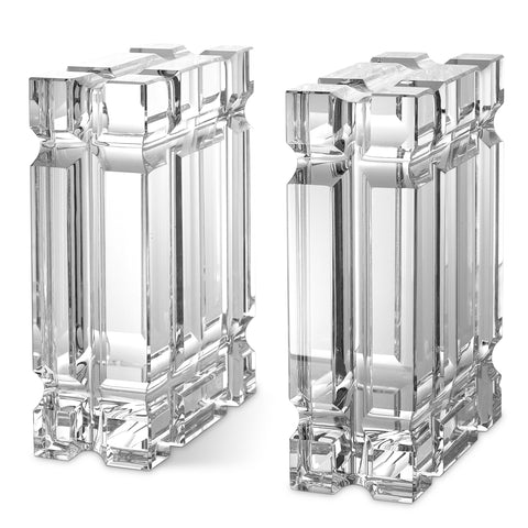 110710 - Bookend Linea crystal set of 2