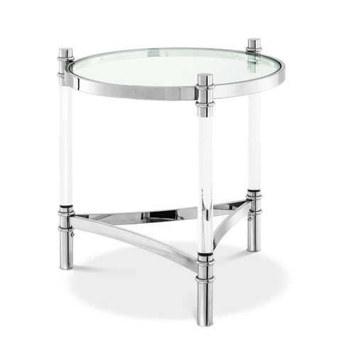 111147 - Side Table Trento polished ss