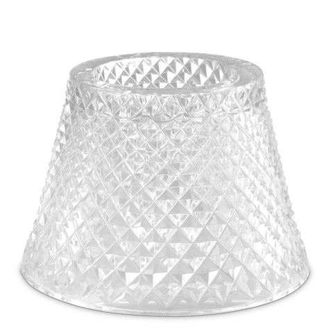 111189 - Candle Holder Shade Lilly clear glass