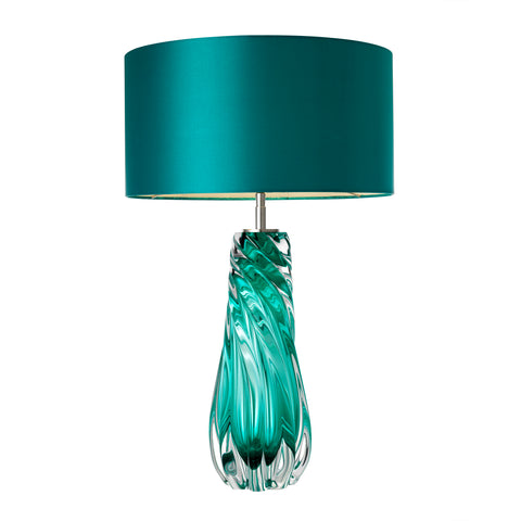 111602UL - Table Lamp Barron turquoise nickel finish