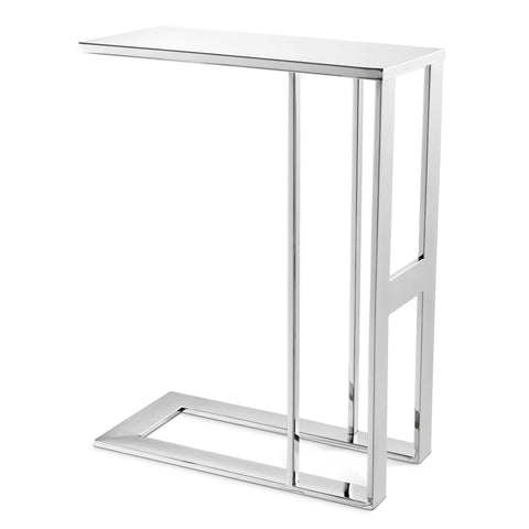 111815 - Side Table Pierre polished stainless steel