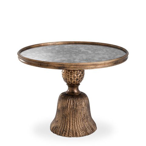 111951 - Side Table Fiocchi antique gold finish S