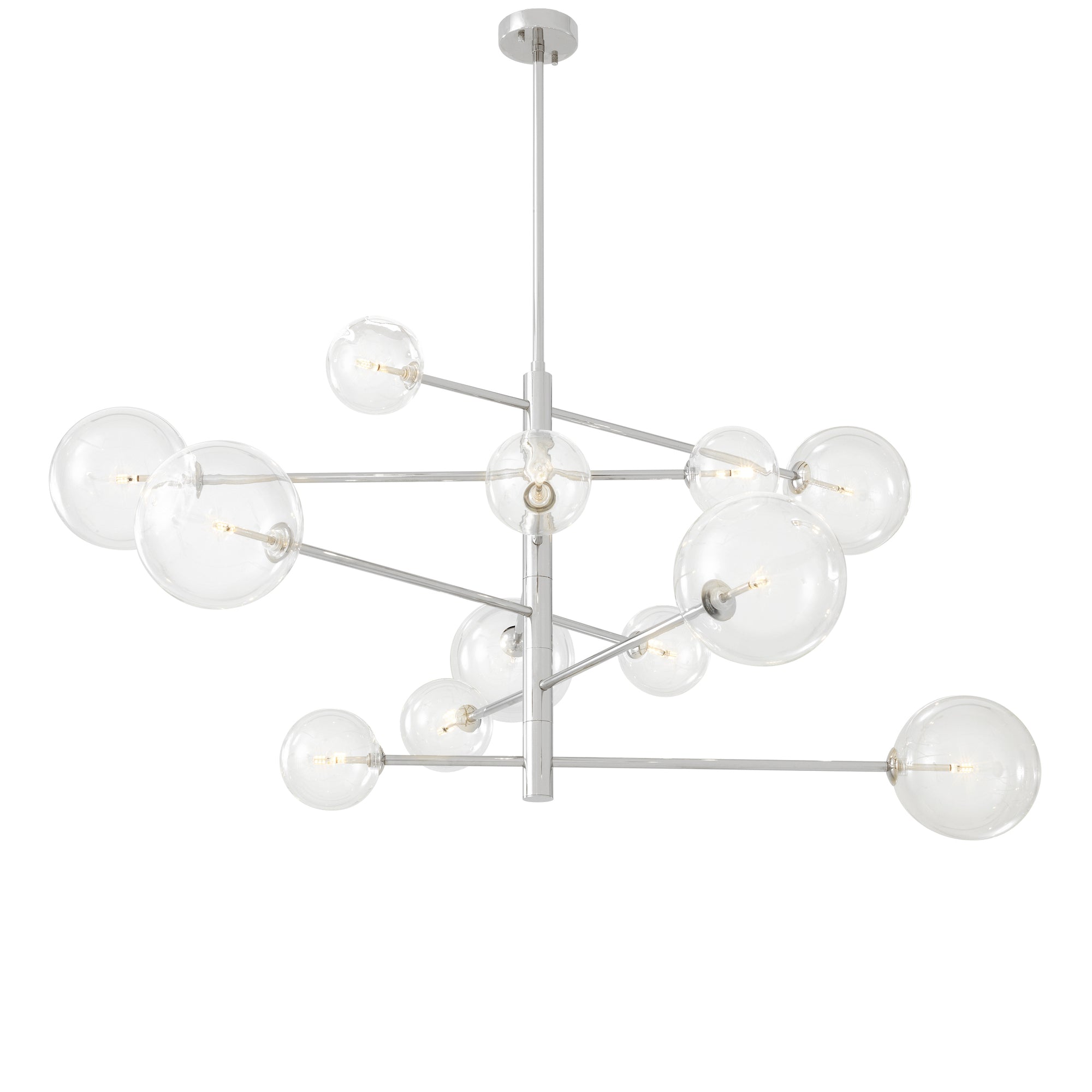 111975UL - Chandelier Argento L nickel finish