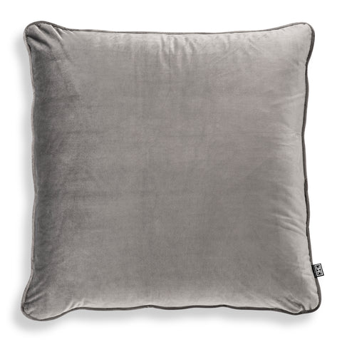 112028 - Pillow Roche porpoise grey velvet