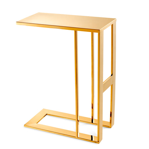 112039 - Side Table Pierre gold finish
