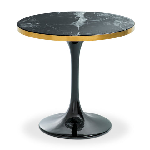 112047 - Side Table Parme black faux marble