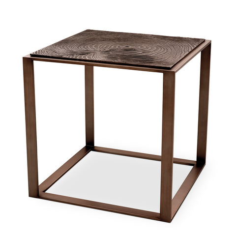112098 - Side Table Zino light bronze finish