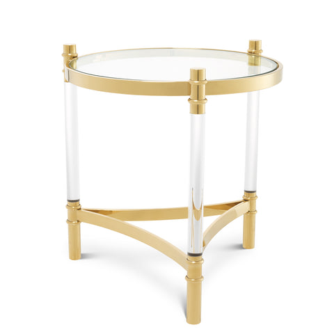 112314 - Side Table Trento gold finish