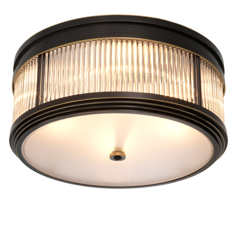 112414UL - Ceiling Lamp Rousseau bronze highlight finish