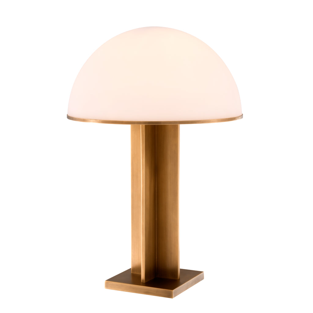 112497UL - Table Lamp Berkley antique brass finish