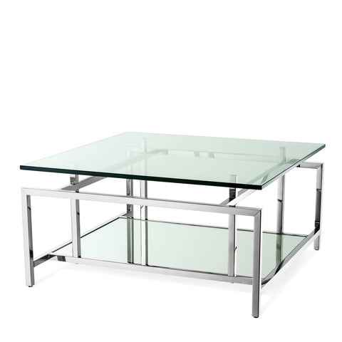112526 - Coffee Table Superia polished stainless steel