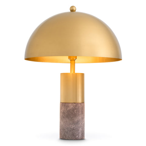 112612UL - Table Lamp Flair brass finish incl shade