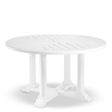 112851 - Dining Table Bell Rive S outdoor white
