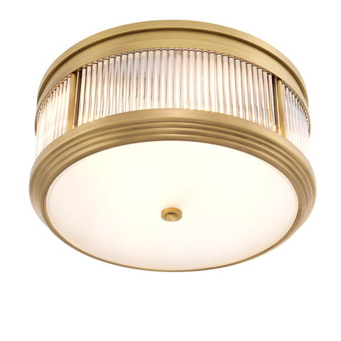112856UL - Ceiling Lamp Rousseau antique brass finish