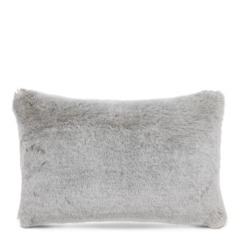 113022 - Scatter cushion Alaska faux fur light grey