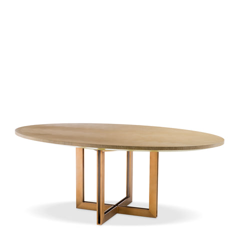 113271 - Dining Table Melchior oval washed oak veneer