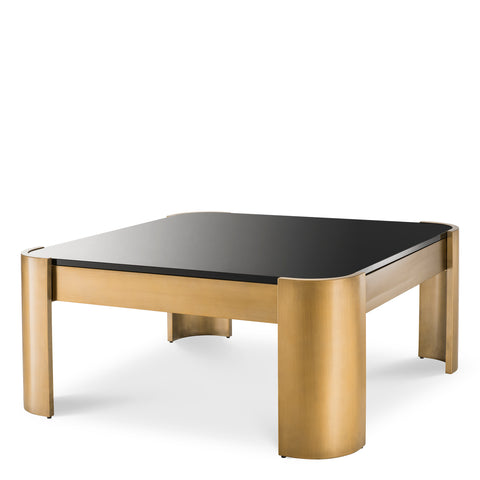 113333 - Coffee Table Courrier brushed brass finish