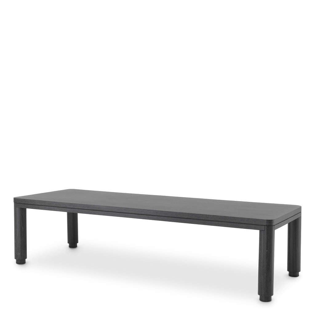 113765 - Dining Table Atelier 118.11"x45.28" charcoal grey oak veneer