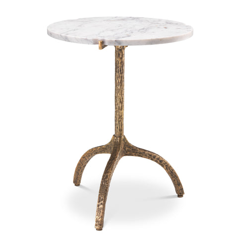 113803 - Side Table Cortina vintage brass finish