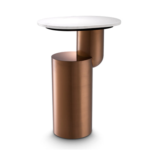 113804 - Side Table Tosca brushed copper finish