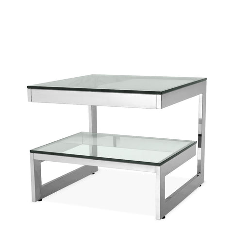 114038 - Side Table Gamma polished stainless steel