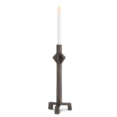 114083 - Candle Holder Conti vintage brass finish
