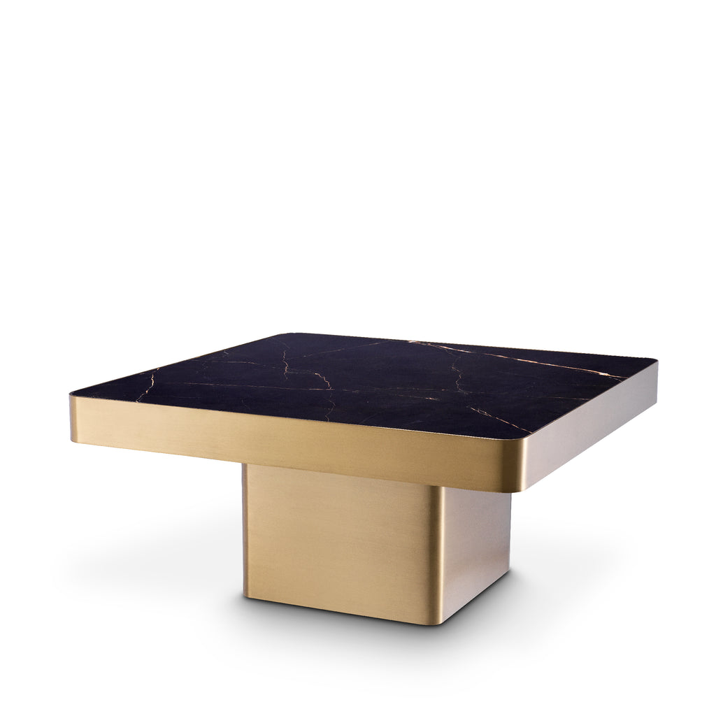 114118 - Coffee Table Luxus brushed brass finish