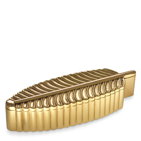114173 - Box La Plume polished brass