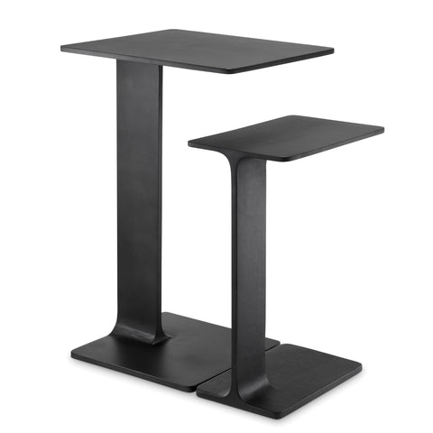 114235 - Side Table Smart black finish set of 2
