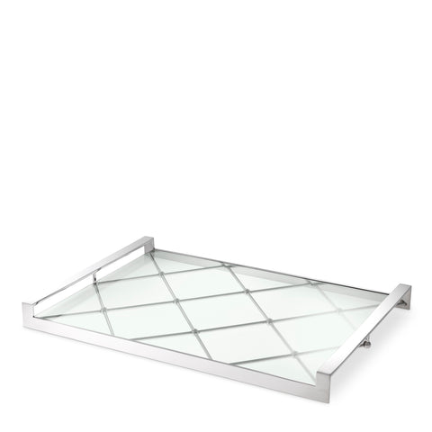 114296 - Tray Goa polished stainless steel