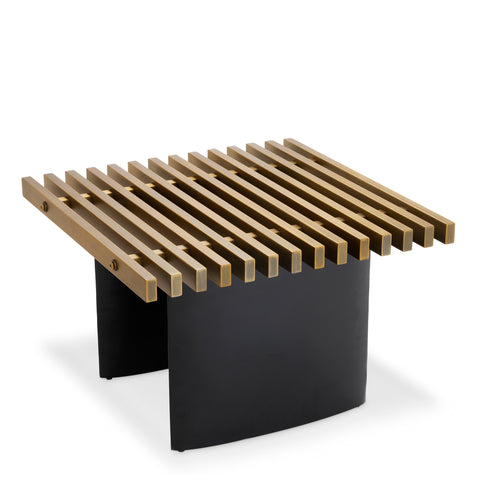 114310 - Side Table Vauclair brushed brass finish