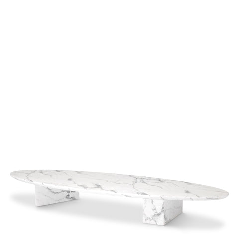 114397 - Coffee Table Aurore white faux marble