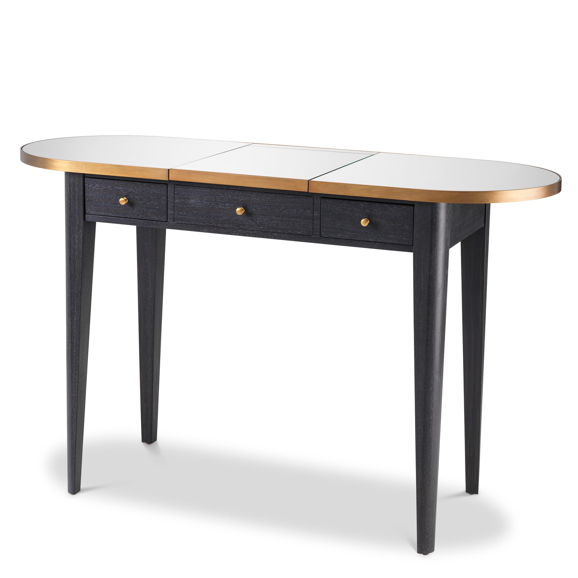grey oak dressing table Wood Dressing Table Vanity Makeup Corona Gray