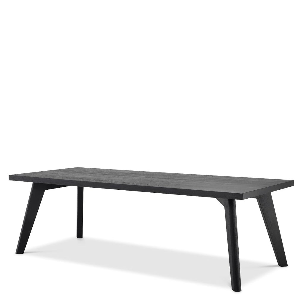 114472 - Dining Table Biot 240 x 100 cm black oak