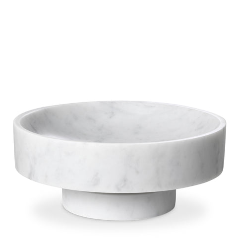 114611 - Bowl Santiago white marble